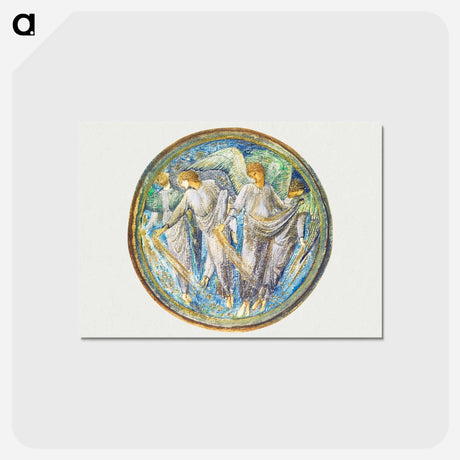 アートポストカード-Scattered Starwort
 - フラワーブック Postcard.