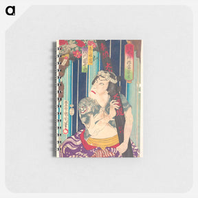 アートメモ帳-Imaginary portrait, Shuihuzhuan of Stage: Tōryūdai - 豊原 国周 Memo.