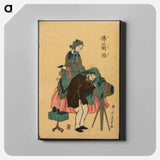 French photographer in old Yokohama by Utagawa, Yoshikazu - 歌川よしかず Canvas.