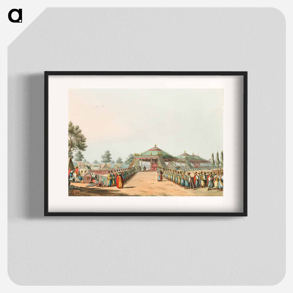 Turkish Encampment - View of the Ottoman Empire Poster.