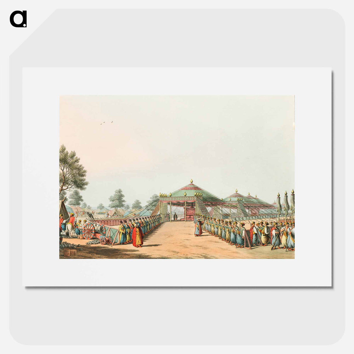 Turkish Encampment - View of the Ottoman Empire Poster.