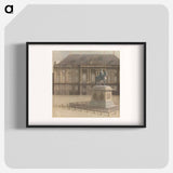Amalienborg Square, Copenhagen - Vilhelm Hammershøi Poster.