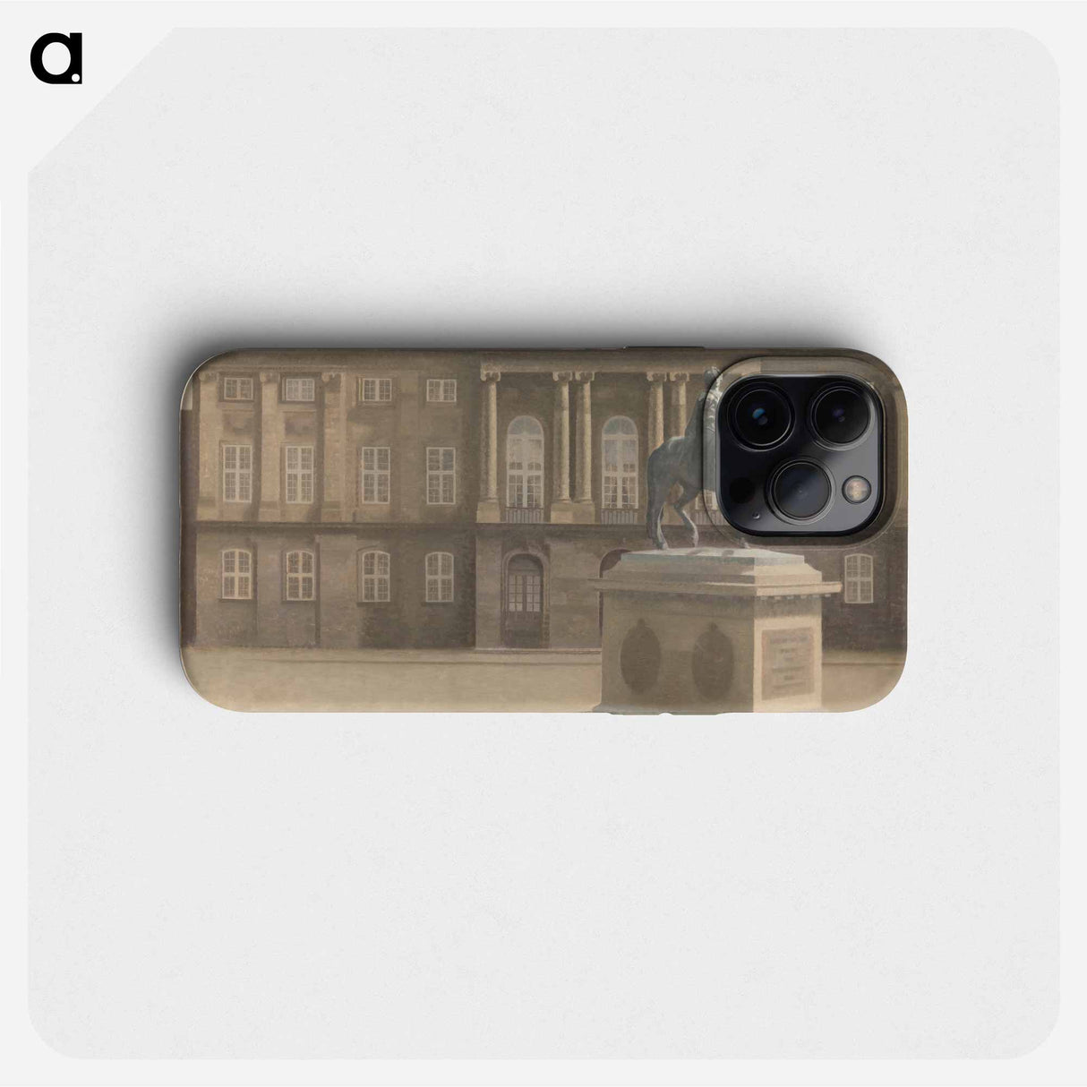 Amalienborg Square, Copenhagen - ヴィルヘルム ハンマースホイ Phone Case.