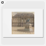 Amalienborg Square, Copenhagen - Vilhelm Hammershøi Poster.