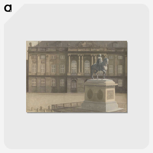アマリエンボー広場、コペンハーゲン - ヴィルヘルム ハンマースホイ Postcard.