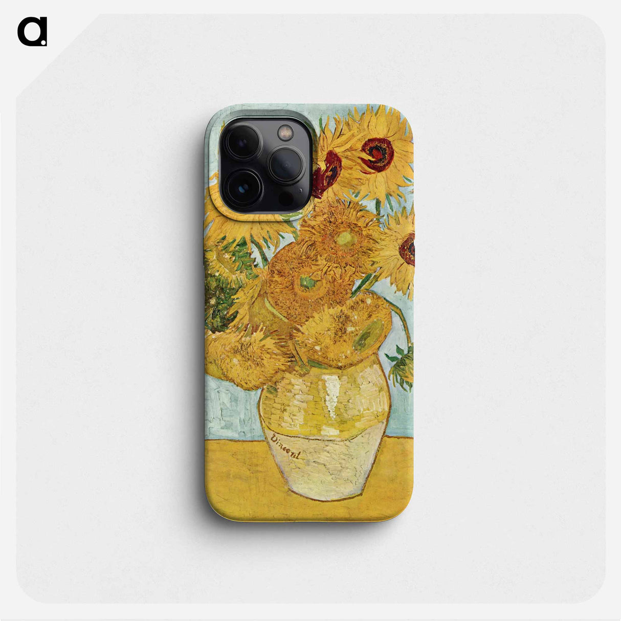 Vase with Twelve Sunflowers - Vincent van Gogh Phone Case.