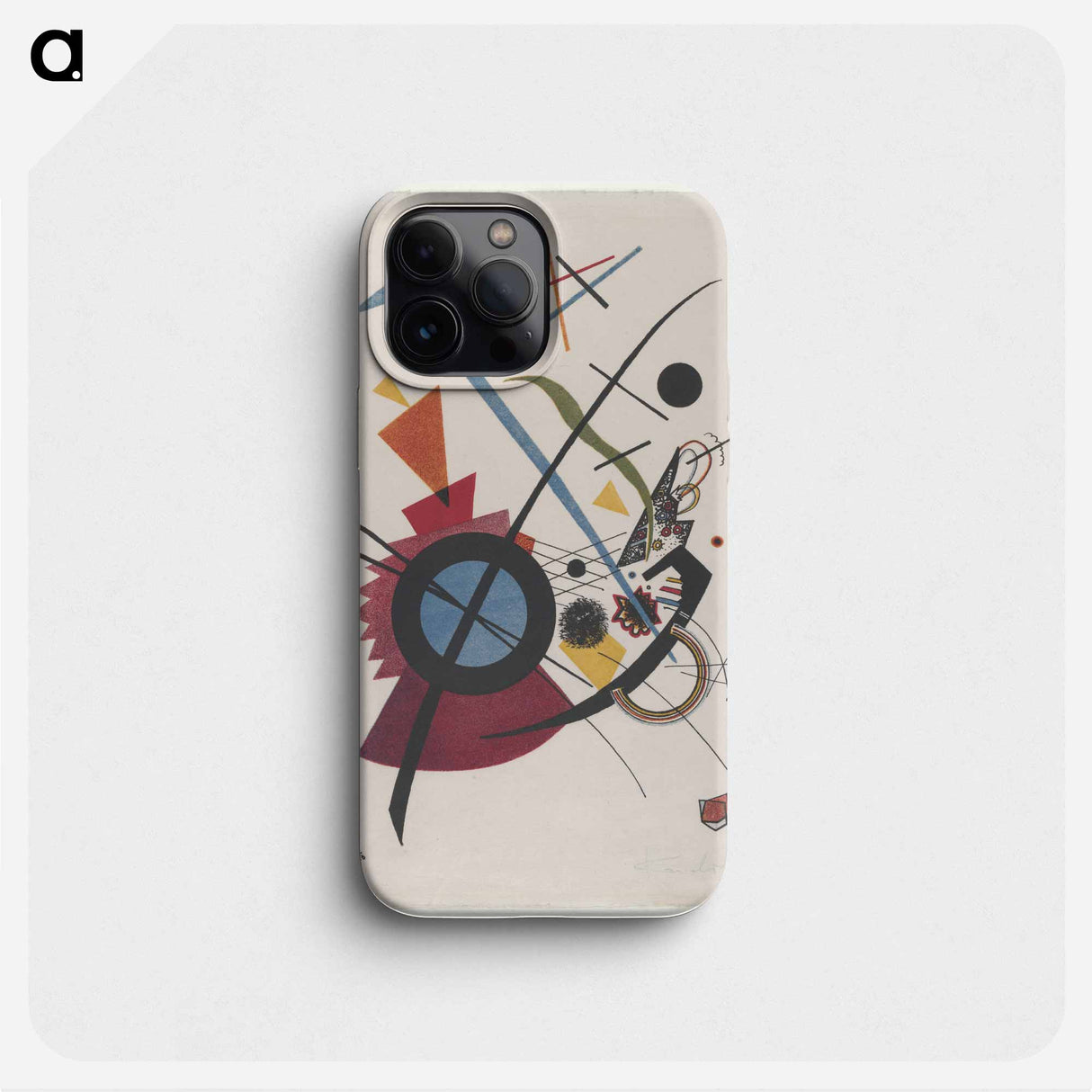 Violett - Wassily Kandinsky Phone Case.