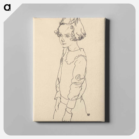 アートパネル-Portrait of Maria Steiner
 - ウィーン博物館 Canvas.