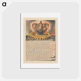 アートポストカード-Jerusalem, Plate 53 - ウィリアム ブレイク Postcard.