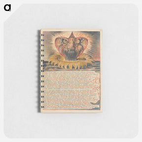 アートメモ帳-Jerusalem, Plate 53 - ウィリアム ブレイク Memo.