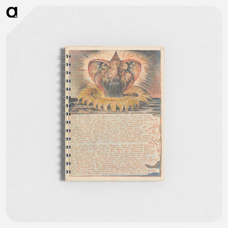 アートメモ帳-Jerusalem, Plate 53 - ウィリアム ブレイク Memo.