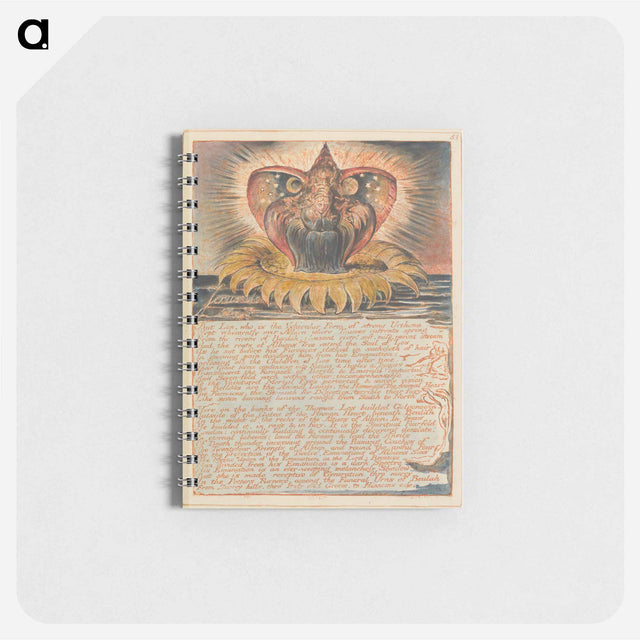アートメモ帳-Jerusalem, Plate 53 - ウィリアム ブレイク Memo.