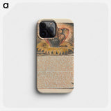 Jerusalem, Plate 53 - William Blake Phone Case.