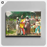 Dressing for the Carnival - Winslow Homer Canvas.