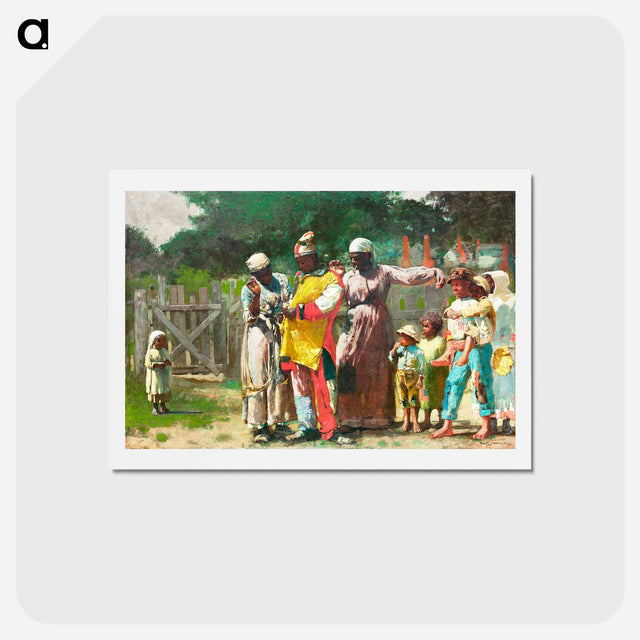 アートポストカード-Dressing for the Carnival - ウィンスロー ホーマー Postcard.