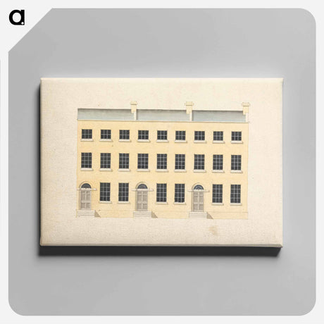アートパネル-Design for a London Townhouse: Elevation
 - イェール大学アートギャラリー Canvas.