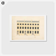 アートポストカード-Design for a London Townhouse: Elevation
 - イェール大学アートギャラリー Postcard.
