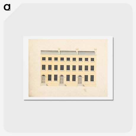 アートポストカード-Design for a London Townhouse: Elevation
 - イェール大学アートギャラリー Postcard.