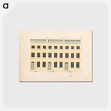 アートポストカード-Design for a London Townhouse: Elevation
 - イェール大学アートギャラリー Postcard.
