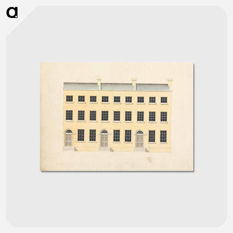 アートポストカード-Design for a London Townhouse: Elevation
 - イェール大学アートギャラリー Postcard.