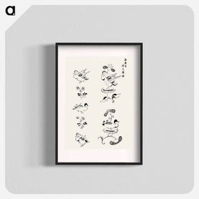 アートポスター-Yatsuo no tsubaki - 八丘椿 Poster.