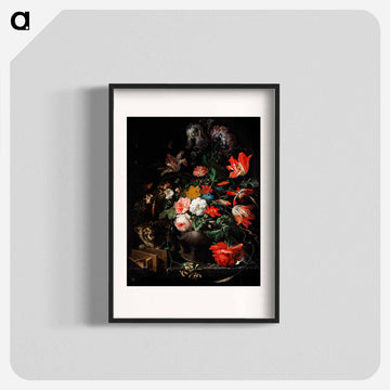 The Overturned Bouquet - エイブラハム ミニョン Poster.