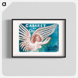 Cabaret du Ciel - アドルフ レオン ウィレット Poster.
