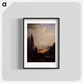 アートポスター-The Matterhorn - アルバート ビアスタット Poster.