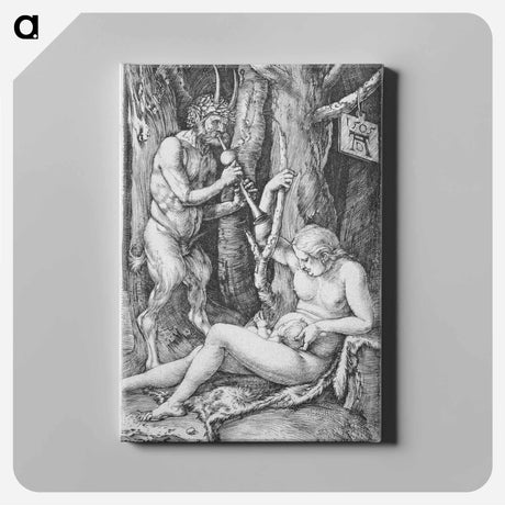 アートパネル-Satyr Family - アルブレヒト デューラー Canvas.