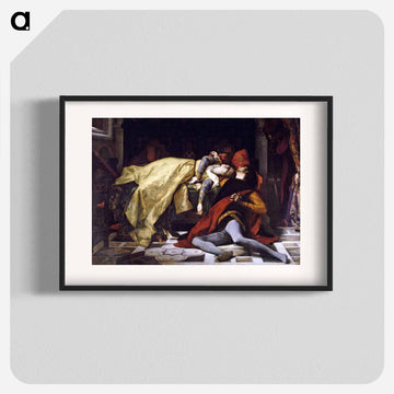 Morte di Francesca da Rimini e di Paolo Malatesta - アレクサンドル カバネル Poster.