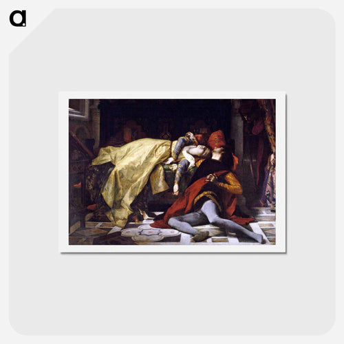 Morte di Francesca da Rimini e di Paolo Malatesta - アレクサンドル カバネル Postcard.