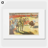 Bull-Fight - アレクサンドル ルノア Poster.