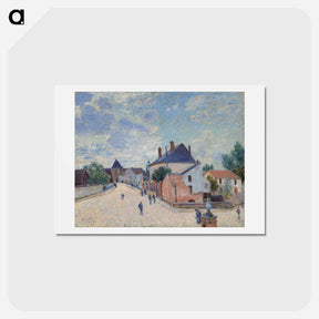 アートポストカード-Street in Moret - アルフレッド シスレー Postcard.