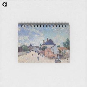 アートメモ帳-Street in Moret - アルフレッド シスレー Memo.