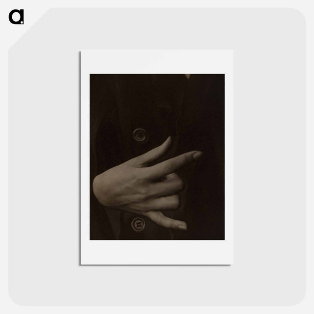 アートポストカード-Georgia O’Keeffe—Hand - アルフレッド スティーグリッツ Postcard.