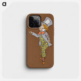 Mad Hatter Costume Design for Alice in Wonderland - 不思議の国のアリス Phone Case.