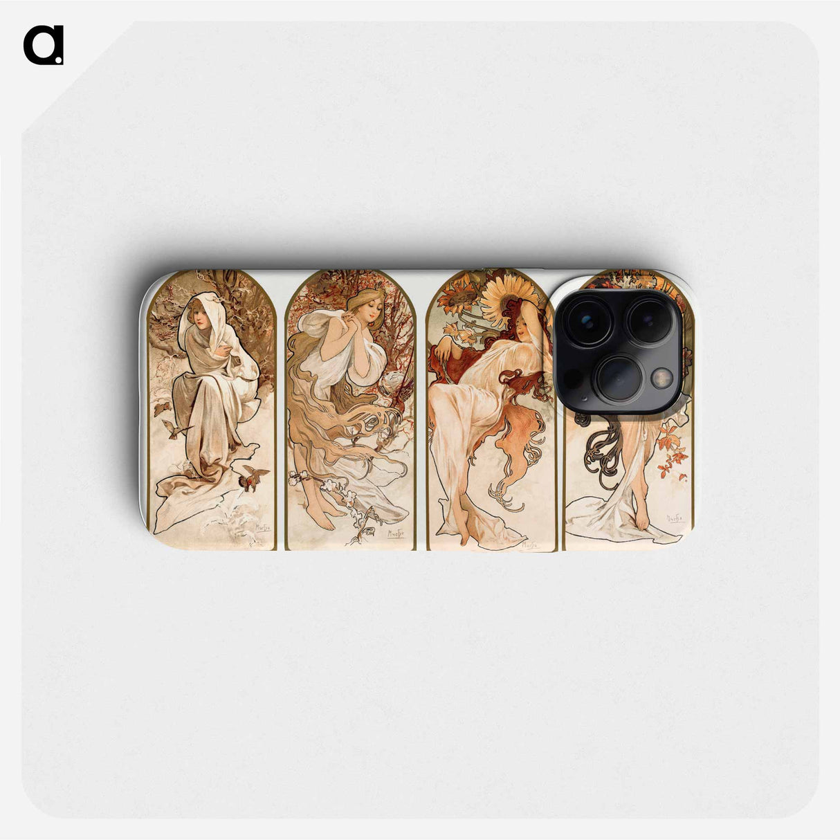 The Seasons - Alphonse Mucha Phone Case.