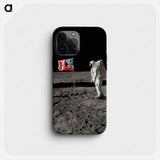 Apollo 11 Extravehicular Activity - アポロ月面着陸 Phone Case.