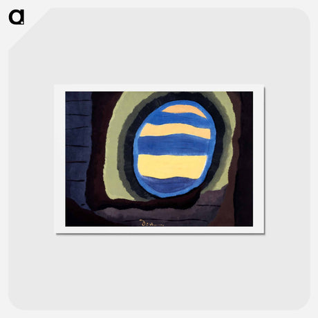 アートポストカード-Out the Window - アーサー ダヴ Postcard.