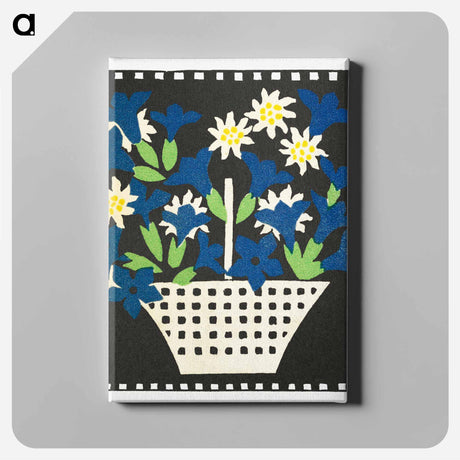 アートパネル-Basket of Flowers
 - 花のバスケット Canvas.