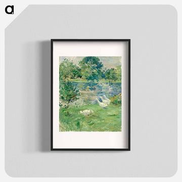 Girl in a Boat with Geese
 - ベルト モリゾ Poster.