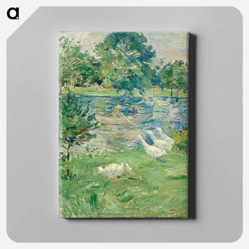 Girl in a Boat with Geese
 - ベルト モリゾ Canvas.