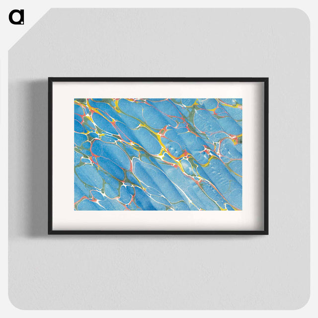 アートポスター-Abstract Marble Texture
 - 大英図書館 Poster.