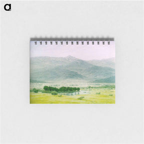 アートメモ帳-Landscape in the Riesengebirge - カスパー ダーヴィト フリードリヒ Memo.
