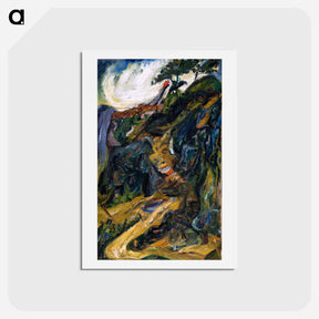 アートポストカード-Winding Road, Near Gréolières
 - シャイム スーティン Postcard.