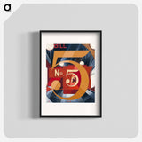 I Saw the Figure 5 in Gold - Charles Demuth Poster.