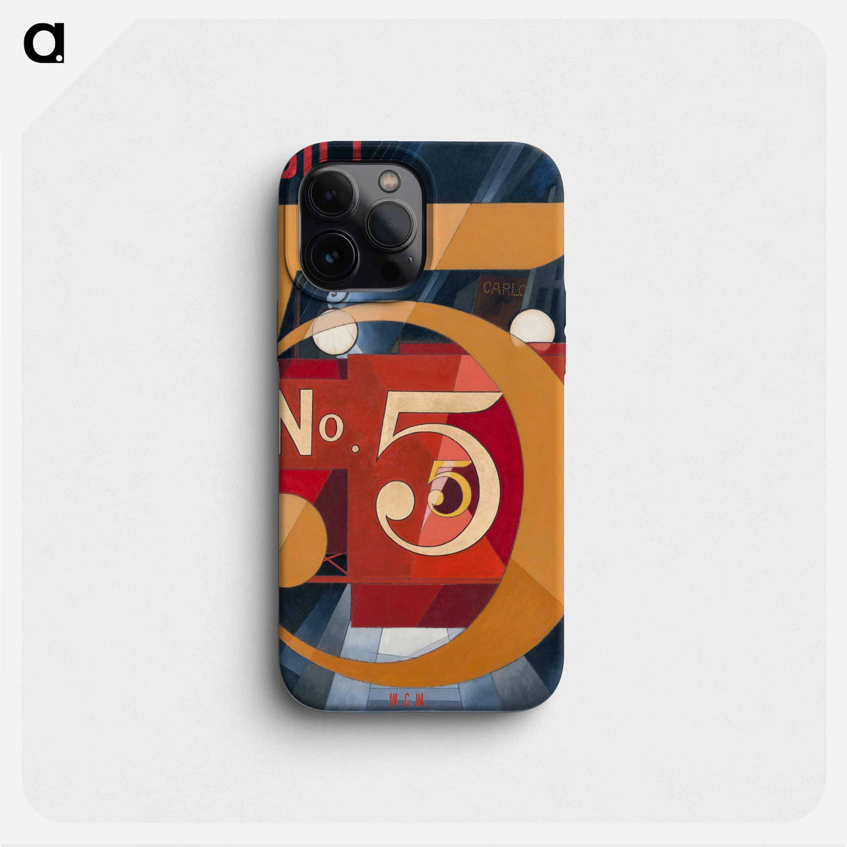 I Saw the Figure 5 in Gold - Charles Demuth Phone Case.