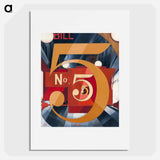 I Saw the Figure 5 in Gold - チャールズ デムス Poster.