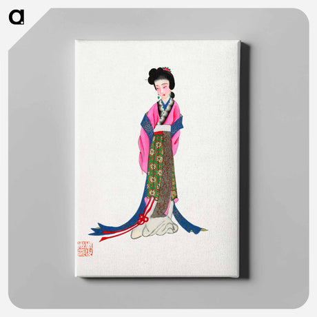アートパネル-Ancient Lady Costume
 - 中国の衣装 Canvas.
