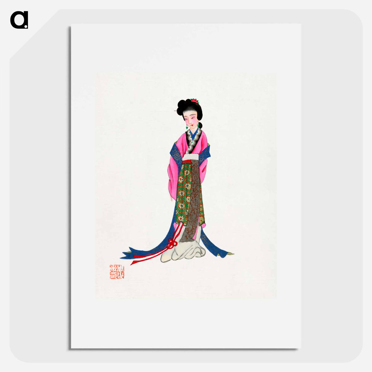 アートポスター-Ancient Lady Costume
 - 中国の衣装 Poster.